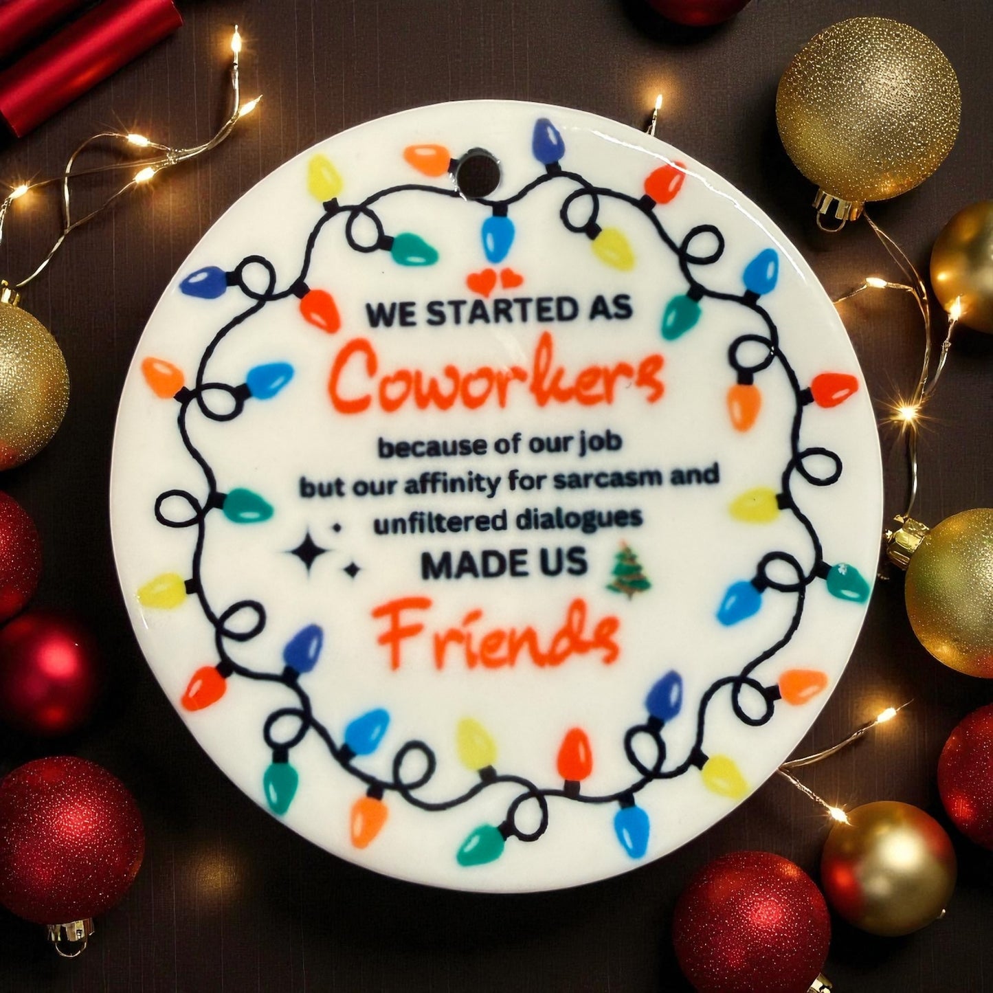 Coworkers Christmas Ornament