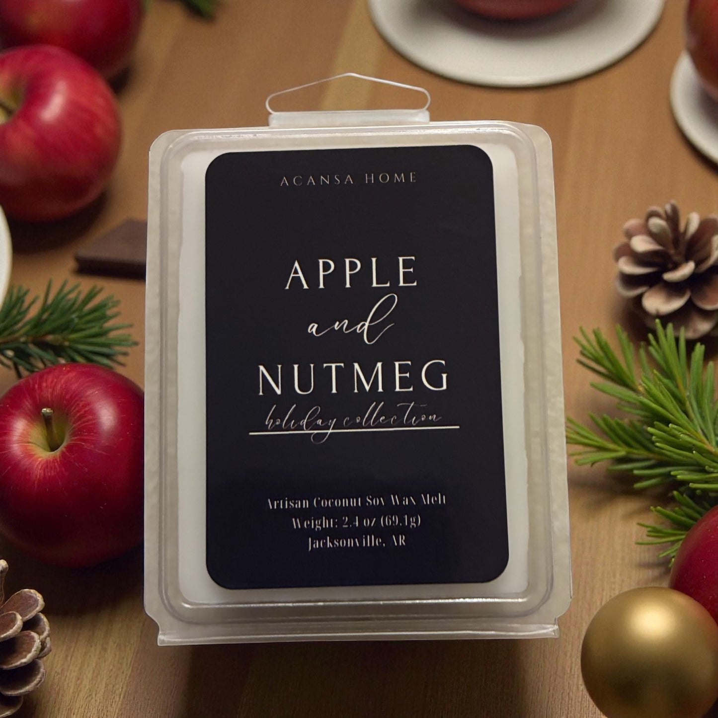 Apple and Nutmeg Holiday Wax Melts from Acansa Home