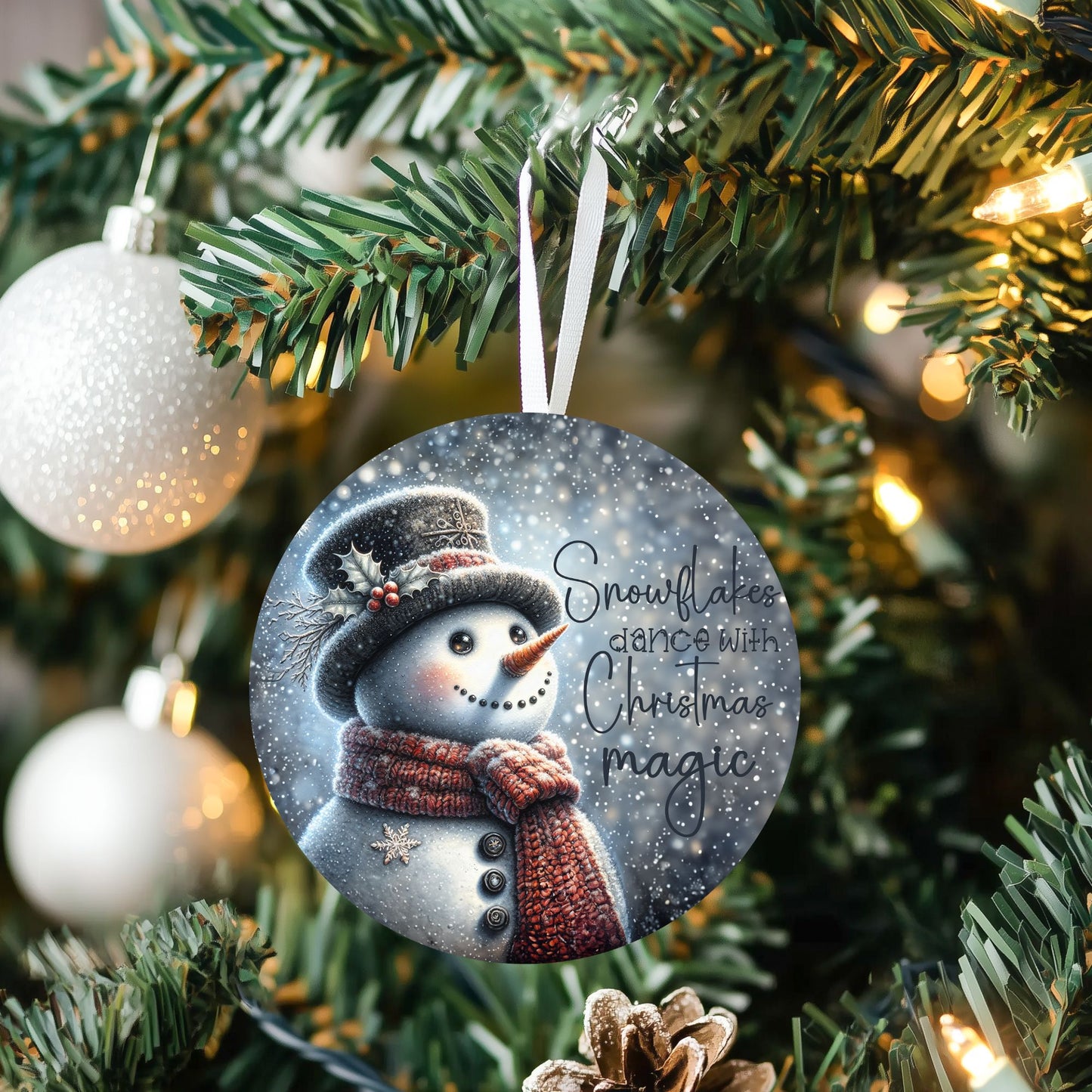 Snowman Christmas Ornament