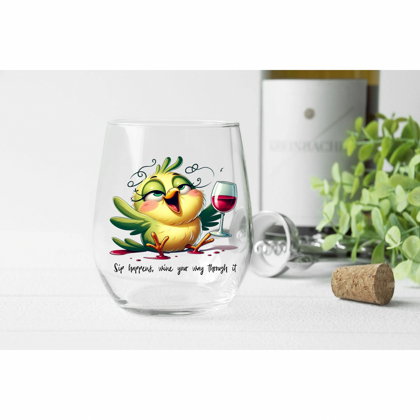 Stemless Wine Glass