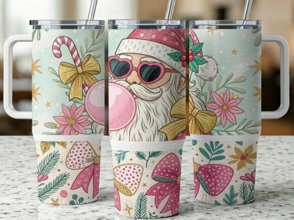 40oz Christmas Tumbler