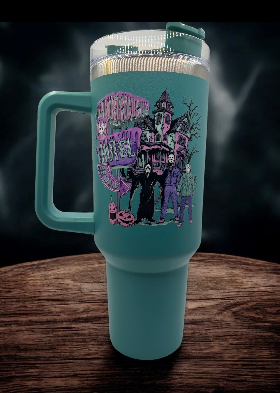 Halloween 40oz. Teal Tumbler