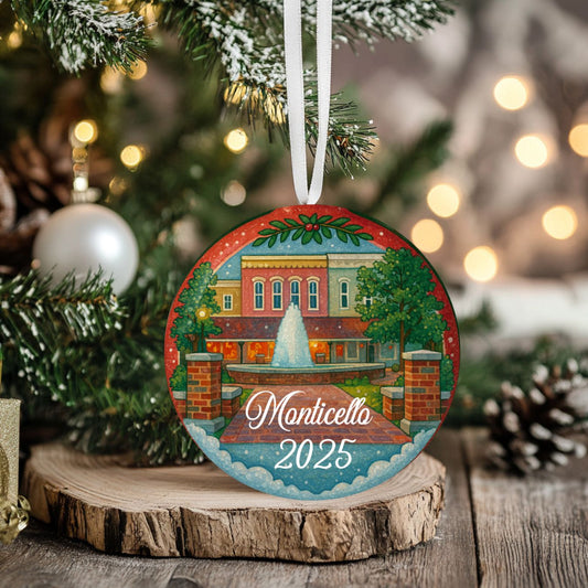Monticello Christmas 2025 Ornament