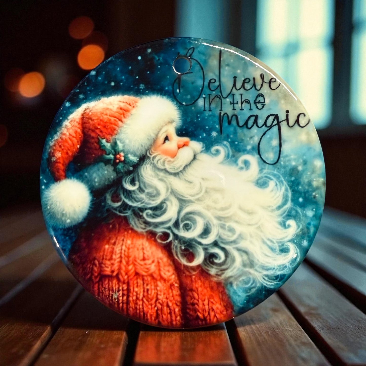 Santa Christmas Ornament