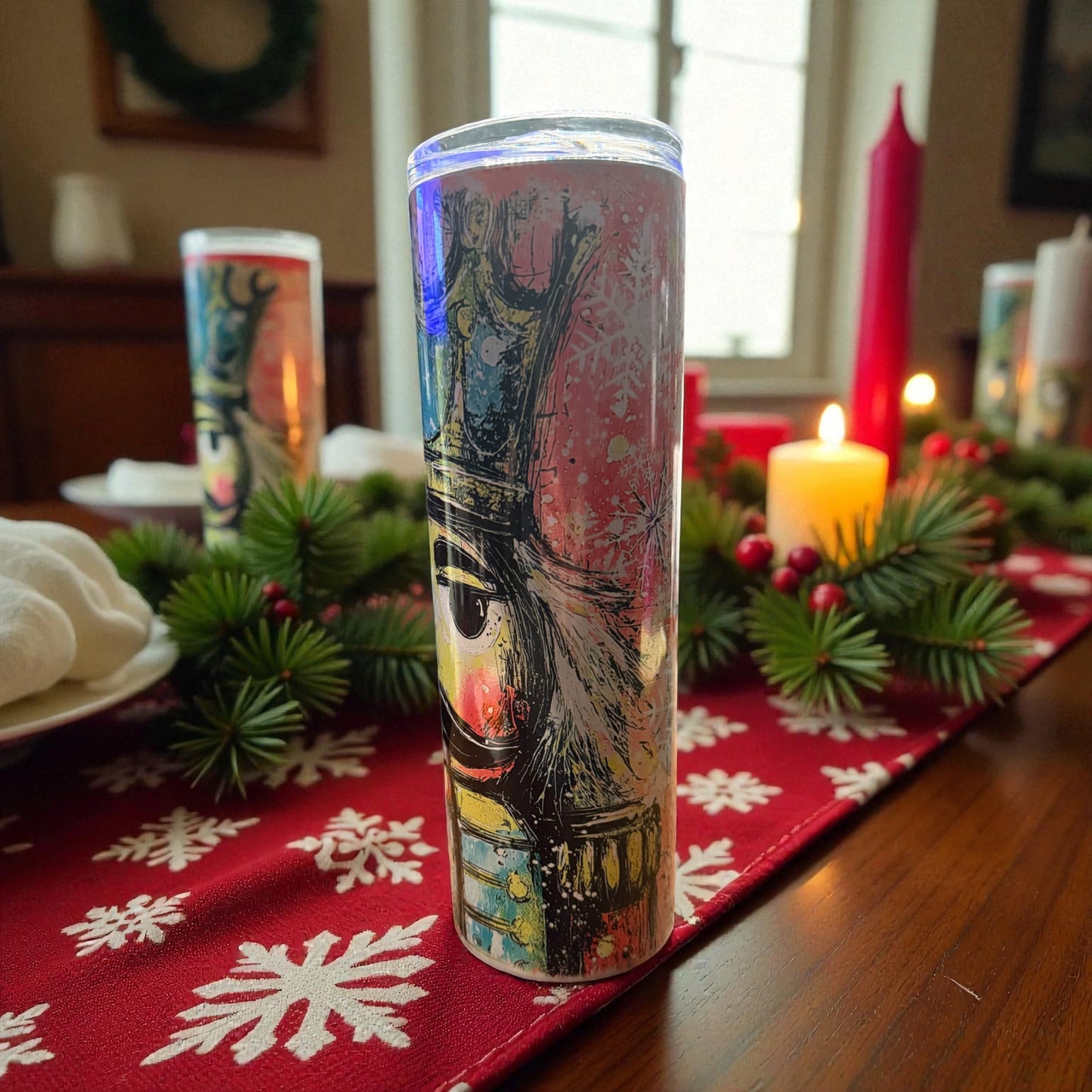30oz Holographic Christmas Tumbler