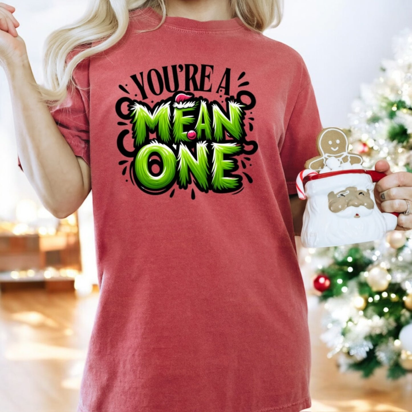 "You're a Mean One" Christmas T-Shirt