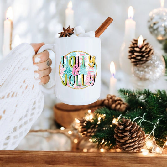 Holly & Jolly Christmas Mug