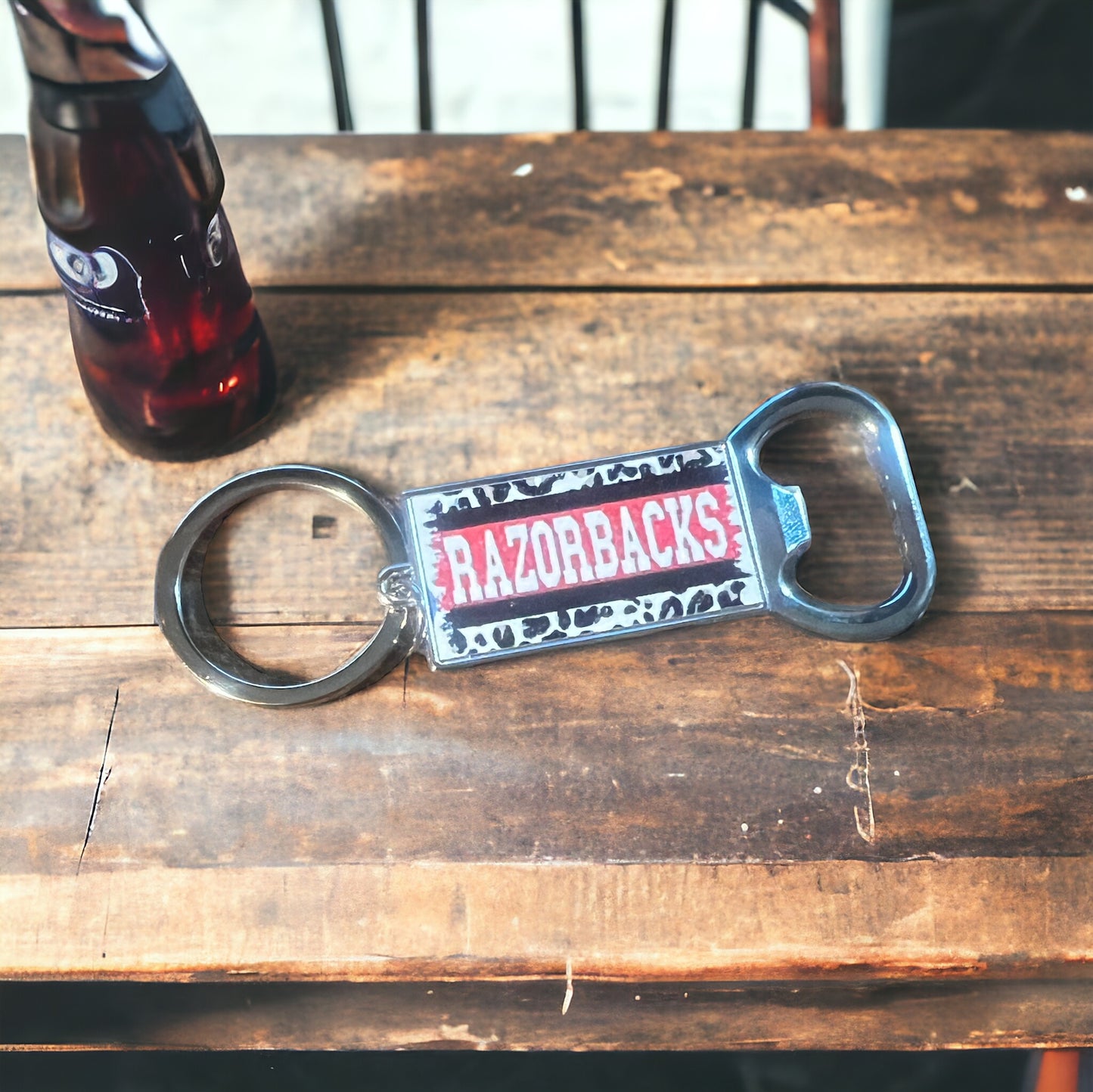 Arkansas Keychain Bottle Opener