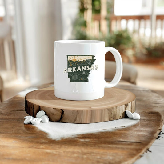 Arkansas 11oz. Coffee Cup