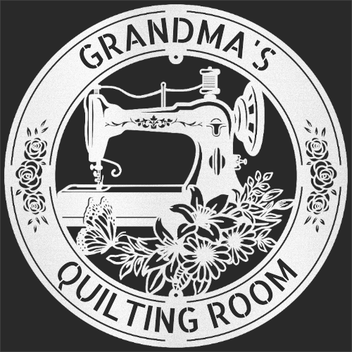 Sewing Sign - Personalized Metal Sign for Quilting Room Decor