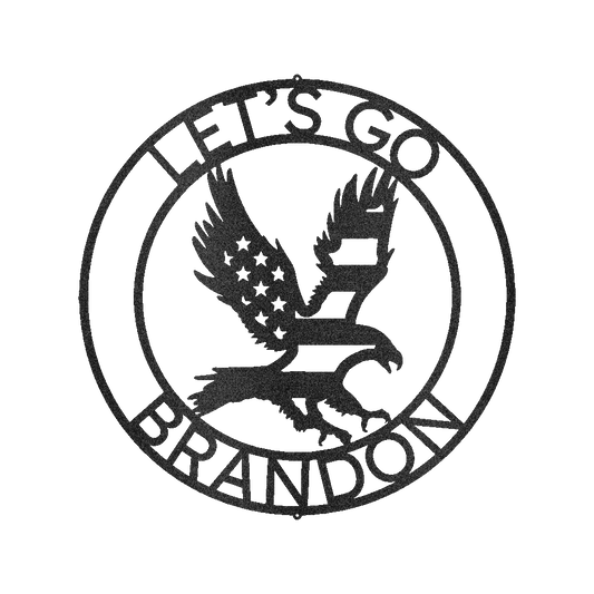 Let's Go Brandon Personalized Gifts - Custom Metal Sign