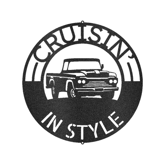 Classic Pickup Truck Personalized Gifts - Custom Metal Sign