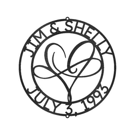 Infinite Love Personalized Gifts - Custom Metal Sign