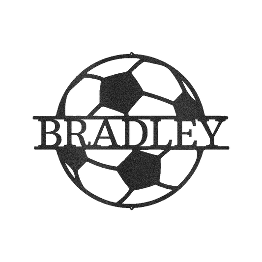 Soccer Personalized Gifts - Custom Metal Sign
