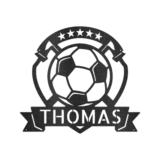 Soccer Plaque Personalized Gifts - Custom Metal Sign
