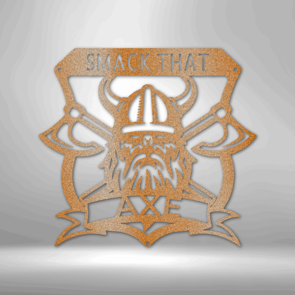 Battle Axe Plaque Personalized Gifts - Custom Metal Sign