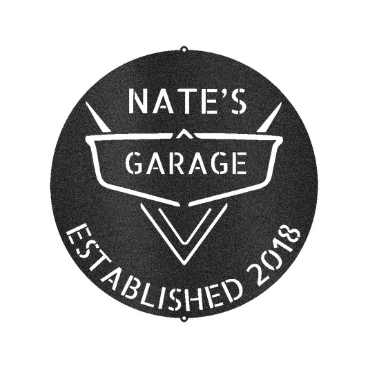 Classic Car Garage Personalized Gifts - Custom Metal Sign