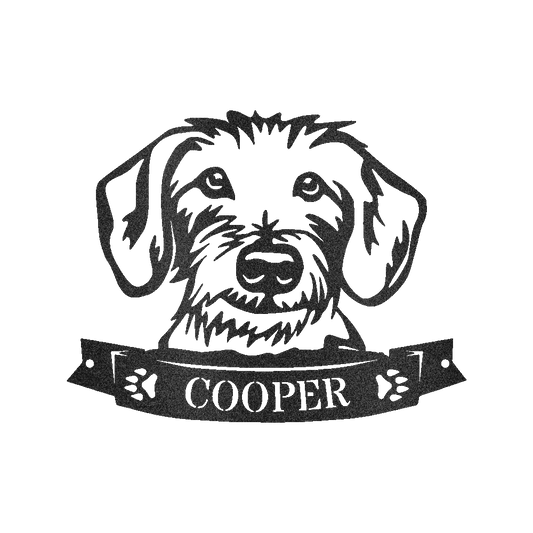 Dachshund Face Personalized Gifts - Custom Metal Sign