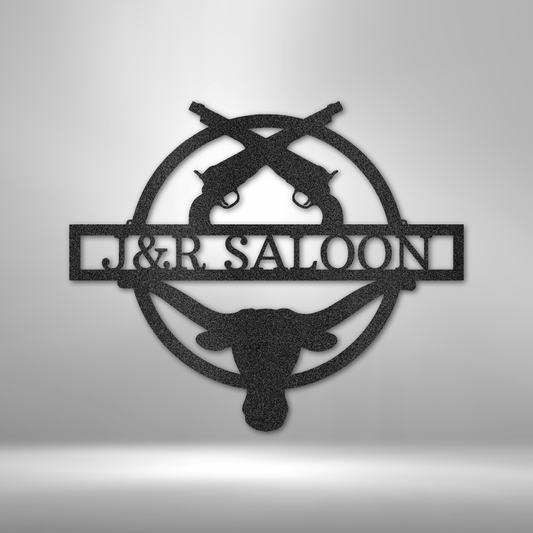 Saloon Personalized Gifts - Custom Metal Sign