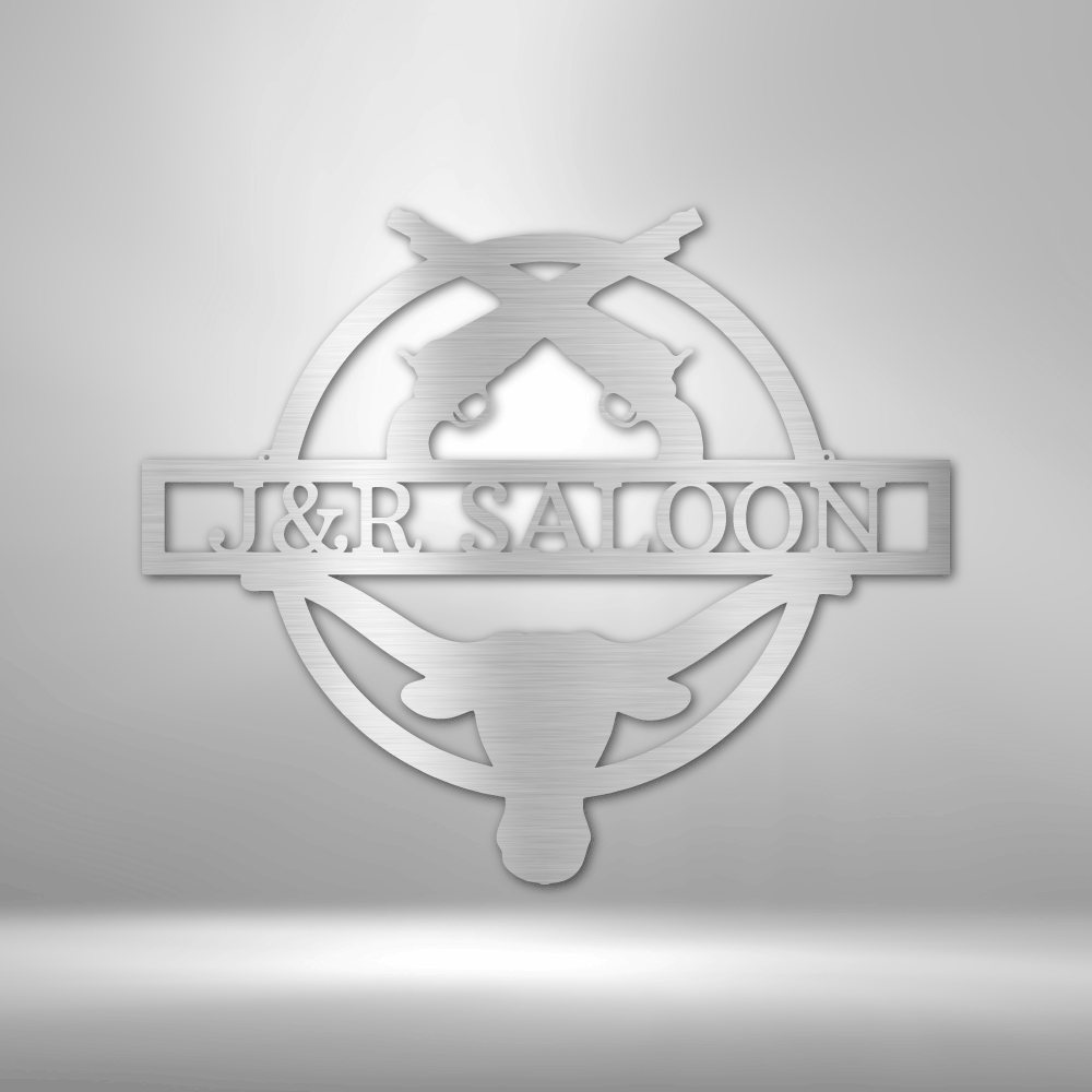 Saloon Personalized Gifts - Custom Metal Sign
