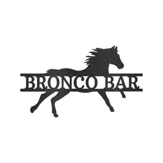 Sprinting Horse Personalized Gifts - Custom Metal Sign